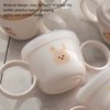 Baby Learning Drinking Cup 200mL Cartoon Animal Print Silicone Training