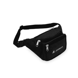 Everest Signature Waist Pack - Large, Black, One Size
