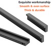 Qrity L 90° Cabinet Handles Black Cabinet Door Handle Pull