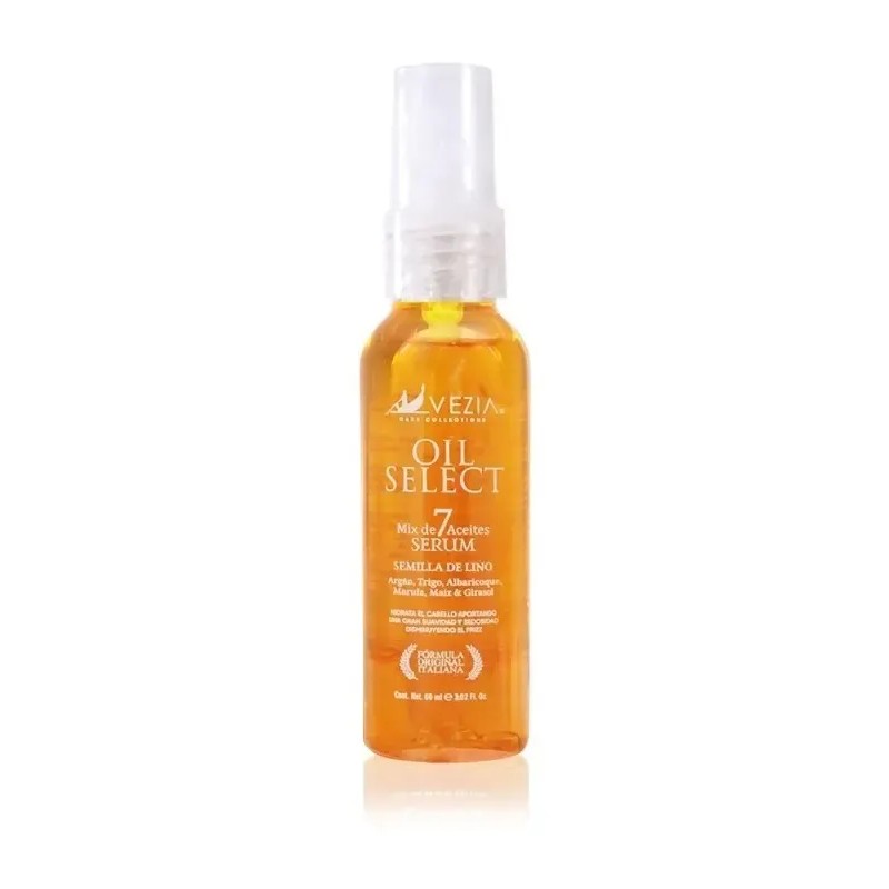Kit Serum Capilar Mix 7 Aceites Oil Select Vezia 60ml