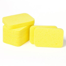 9PCS Pottery Sponges for Clay Sponge for Shaping and Cleaning Pottery Sponge Artist Clay Sponges for Pottery Paint Acrylic Painting Clay Artists 3.5Inch(Yellow)