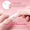 Hoewina Gel Polish Remover Tools Kit Brush, Cuticle Pusher &