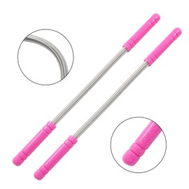 Coufce Facial Hair Remover Spring for Women Set of 4 Portable Epilator Tools for Chin, Cheek, Upper Lip, and Eyebrow Hair Removal Convenient and Effective Threading Tool(Hot Pink)