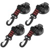Suction Cup Hooks, Pack of 4 Camping Suction Cups with