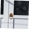 DOITOOL Home Door Security Knocker Brushed Nickel Retro Front Metal