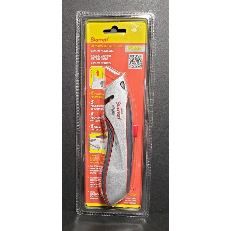 Starrett Retractable Utility Knife New/Sealed