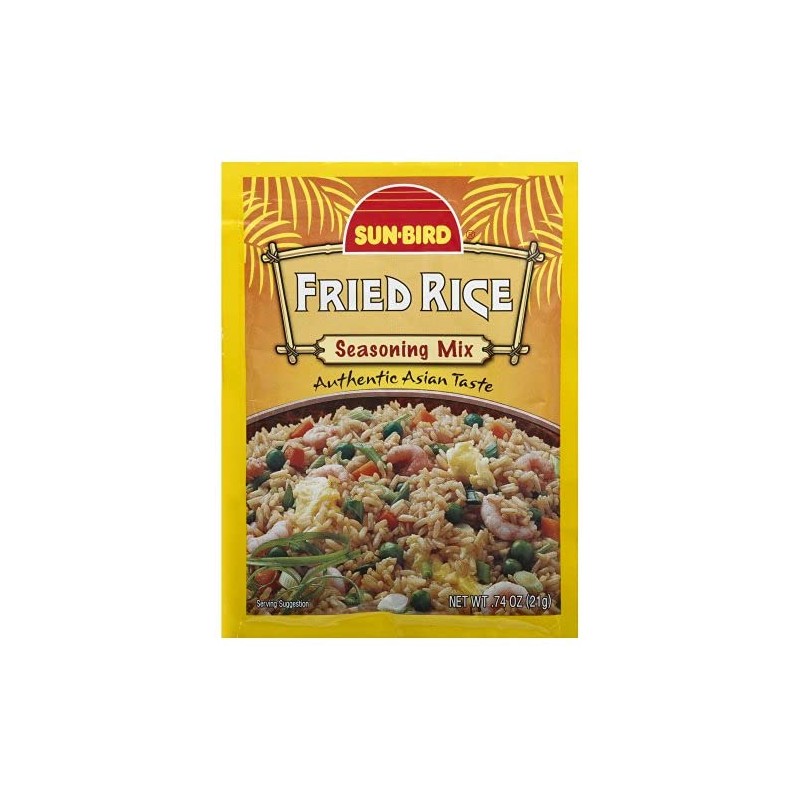 Sunbird Fried Rice Seasoning Mix, 0.74 Ounce - 12 pack