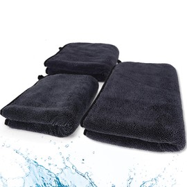 Shiny Wipes Cleaning Cloths for Shower,Ultra Absorbent Microfiber Cleaning Cloths,Bathroom Drying Towel for Window Shower Bathroom Kitchen Car Drying Towel(3 Sizes)