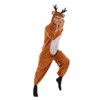 ReneeCho Adults Onesies Reindeer Christmas Pajamas Costume Men Women Deer
