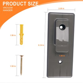 EINDER Wall Vacuum Mount 416FFJV300 for Shark Rocket Stick Vacuum HV300 HV301 HV302 HV303 HV305 HV321 HV324 HV325 HV371 HV380 (2 Pack)