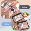 Tolare 9 Pack Clear Zipper Pouches, Foldable Multi-Purpose Waterproof and