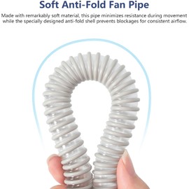 BIGTREETECH 1.8M Soft Anti-Fold 15 mm CPAP Fan Pipe for Brushless Centrifugal Blower DC WS7040 7040 Fan for Voron2.4 VzBoT HevORT Ratrig 3D Printer
