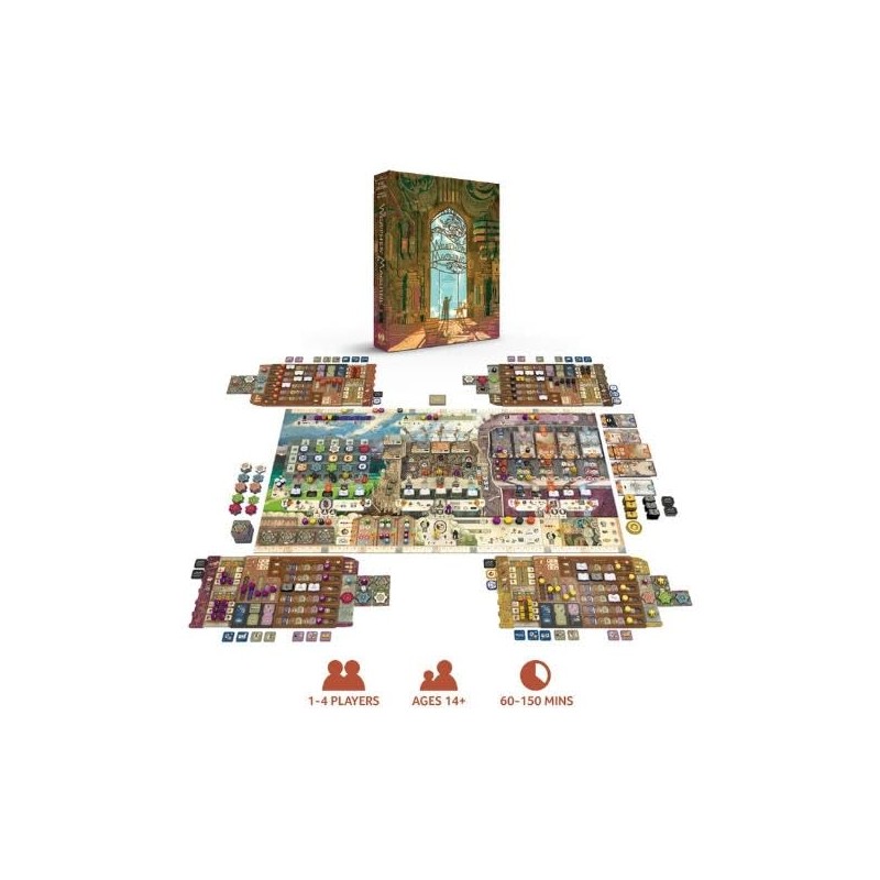 Weather Machine Board Game with Upgrade Pack and Metal Nobel