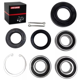 JINFANNIBI Rear Axle Wheel Bearing Seals Kit for Honda Foreman 450 500 TRX450FE TRX500FM
