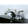 Kingston Brass KB2624 Naples 4-Inch Centerset Lavatory Faucet, Polished Chrome