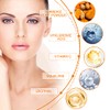 Crema para ojos con cúrcuma y vitamina C, crema iluminadora