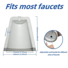 Outdoor Faucet Covers for Winter,Durable Foam Faucet Covers for Winter,Protects Outdoor Faucets from Freezing, Outdoor Faucet Cover Reusable & Easy to Install, Pack of 3, Gray