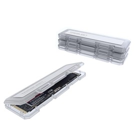 4 Pack NVMe Case Protective Box M.2 2280 SSD Portable with Anti-Static, Shockproof, Dustproof