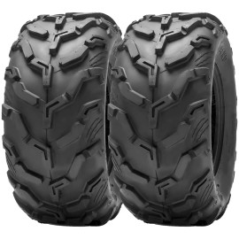 Halberd Set Of 2 25x10-12 ATV UTV Tires 6PR Heavy Duty 25x10x12 MUD Aggressive Tubeless