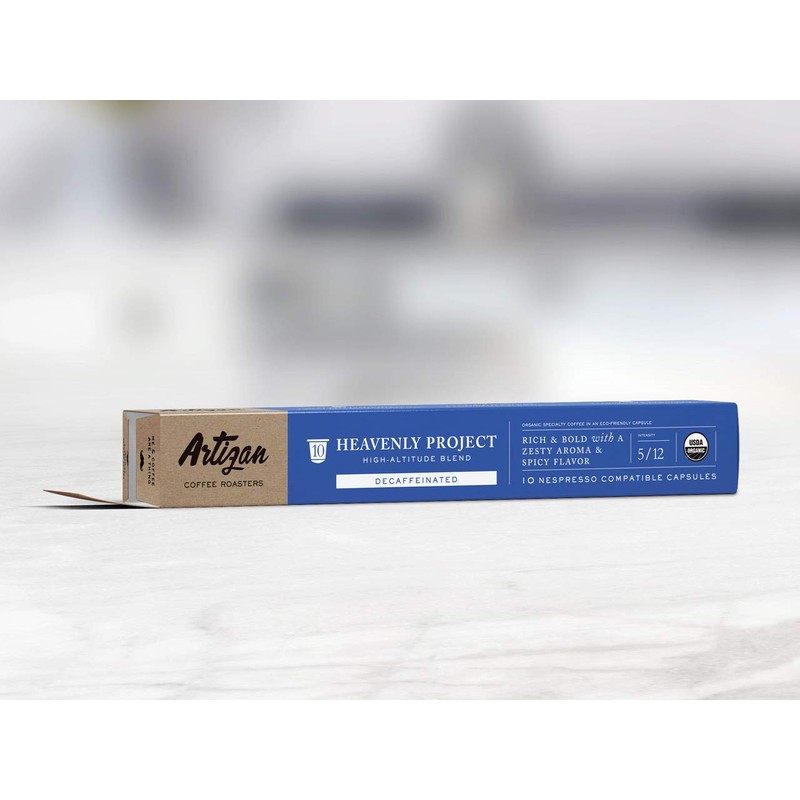 USDA Certified Organic Coffee - Nespresso Compatible Capsules - Heavenly