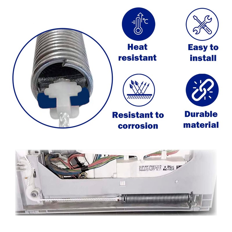 Monteral Dishwasher Hinges and Spring Set in Blue Suitable for