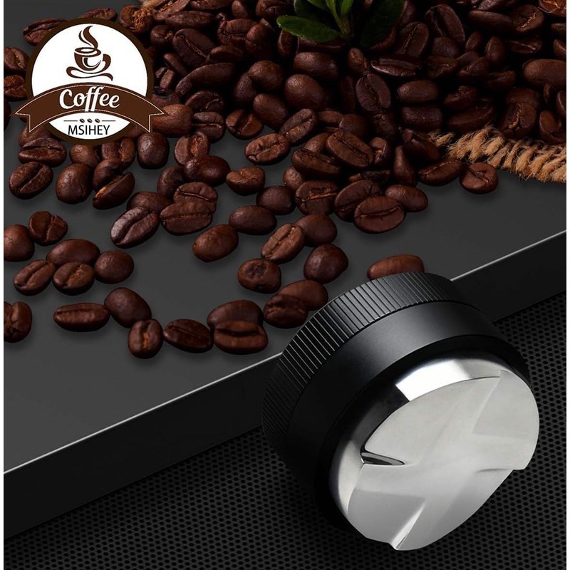 MSIHEY 58 mm Coffee Distributor & Distributor, Gravity Rocker Lever