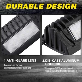 SKUNTUGUANG 1Pcs RV LED Exterior Lights 12 Volt Exterior awningLights, Led RV Porch Light 750 Lumen Black Lighting Fixture Kit Replacement for RVs Trailers Camper Truck Porches Towing