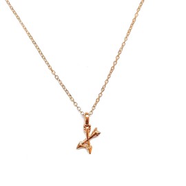 Butterfly Elephant Choker Necklace Unicorn Arrow Pendant Necklace Minimalist Chain Jewelry with Meaning Card for Women Girls Teens (Gold Arrow)