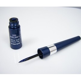 Deep Blue Ultra Fine Dip Liquid Eyeliner - 03 super long stay, high coverage, Felt Tip Eye Liner Dipliner Colour Shade 03