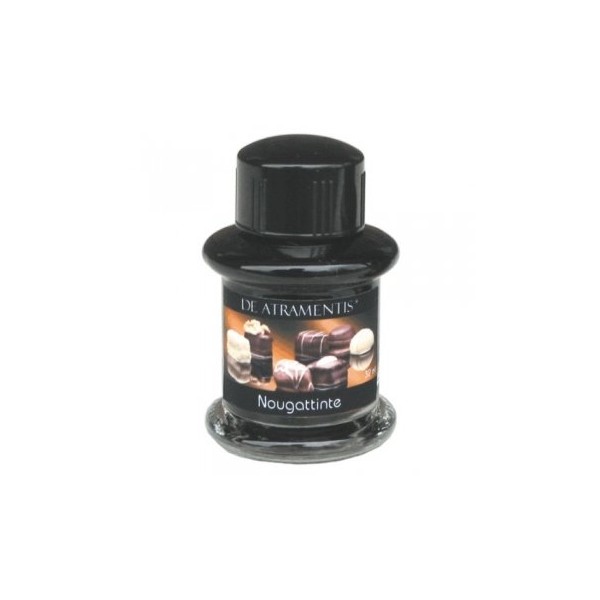 Nougat Brown/Nougat Scented Premium Bottled Fountain Pen Ink by Premium handmade fountain pen bottled ink from Germany.