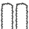 Opuladuo 2PC 16" Chainsaw Chain for BAUER 20112E-B, 16 Inch