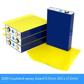 Hopbucan 3240 203 x 172 x 0.5mm Epoxy Insulation Sheet Fiberglass Board with Resin High Temperature Resistant Durable