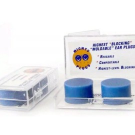 World's Finest Mighty Plugs 01- Mighty Plugs - World's Best Snore Blocking Ear Plugs (2 Pair)