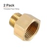 DTGN G1/4 Male x G3/8 Female Brass Threaded Pipe Fitting