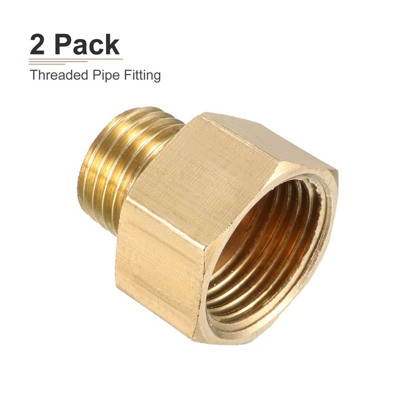 DTGN G1/4 Male x G3/8 Female Brass Threaded Pipe Fitting