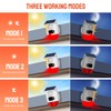 Solar Outdoor Motion Sensor Alarm, Waterproof Solar Strobe Siren Alarm