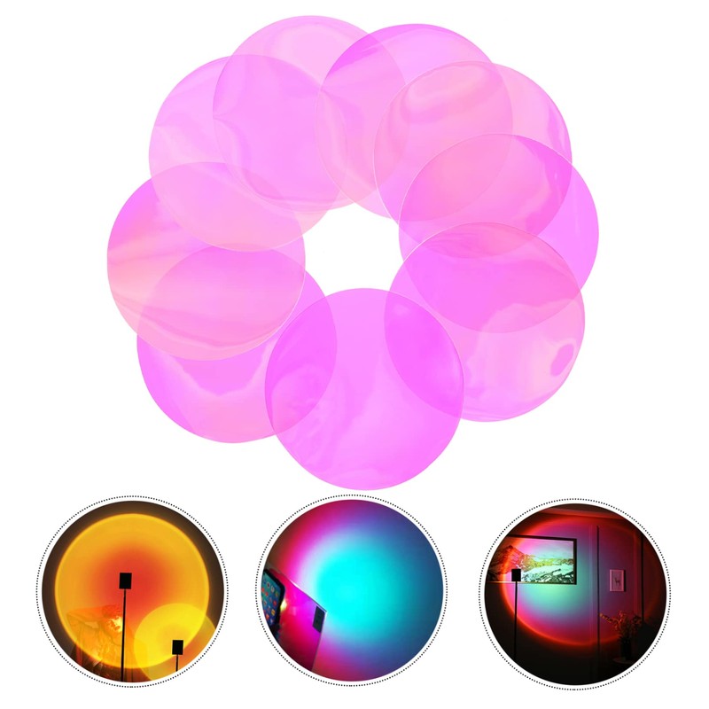 Operitacx 10pcs Window Tint Film Home Sunset Atmosphere Light Film