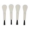 20pcs White Handle Black Hair Sound Aid Cleaning Brush Professional
