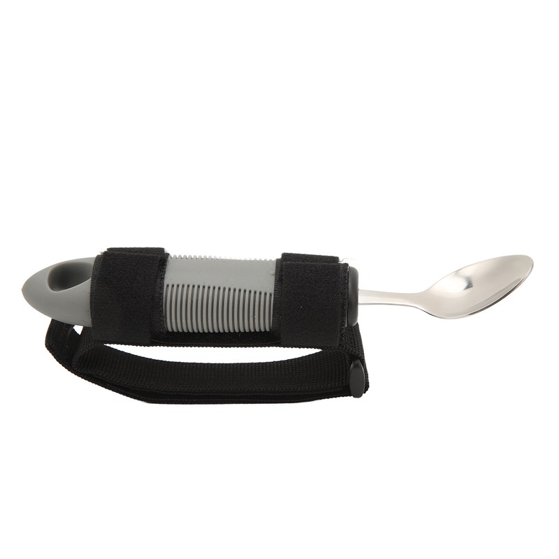 Eating Aids Spoon Stainless Steel Antislip Easy to Grip Adaptive