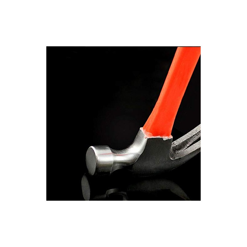 Martillo de garra BE-Tool de 0,25 kg, martillo multifuncional con