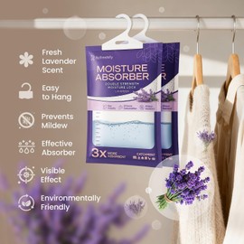 Moisture Absorbers and Humidity Absorber Bags for Closet - 10 Pack High-Efficiency Moisture Absorber and Humidity Packs for Home, Moisture Bags and