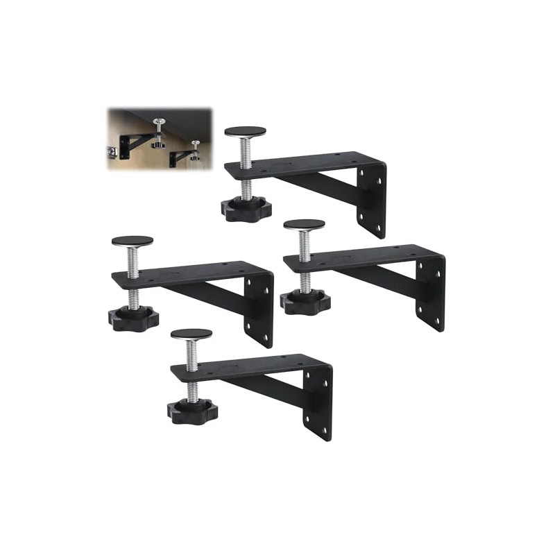 4 Pcs Undermount Sink Brackets, Undermount Sink Support, Undermount Sink