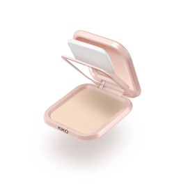 KIKO Milano Skin Lover Refining Face Powder Foundation 01, Compact, Moisturising And Smoothing Powder Foundation