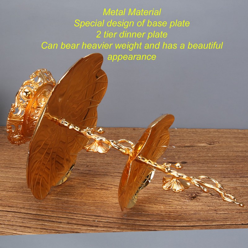 2 Layer Cupcake Stand European Style Gold Cupcake Stand Easy