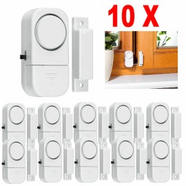 premiumwire 10X WIRELESS Home Window Door Burglar Security ALARM System Magnetic Sensor