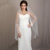 Cobirfam Womens 1 Tier Fingertip Length Veils Short Pearl and