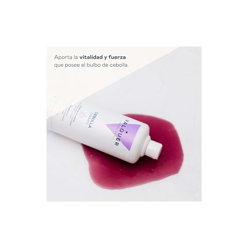 VALQUER Shampoo de Cebolla Regulador del Pelo Graso | Antioxidante