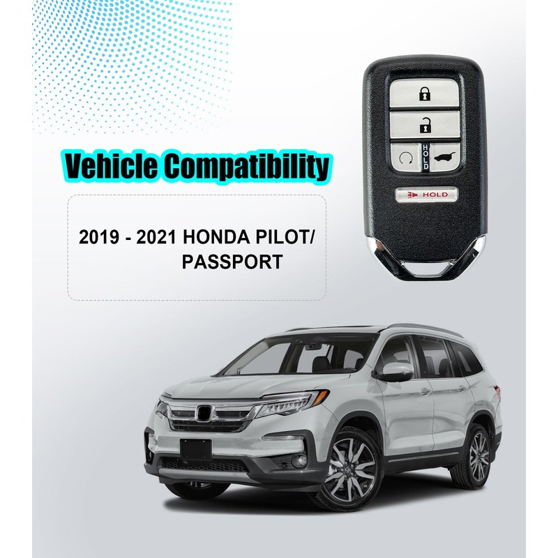 Remote2program Smart Car Key Keyless Entry Remote Control Replacement for