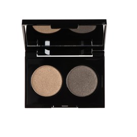 KORRES Duo Eyeshadow Palette Volcanic Minerals Velvet - Khakis 48, Eyeshadow Palette for an Intense Colour Result, Vegan, 3 g