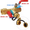 LIULO TOOL 3/4 Inch IPS Isolator Tankless Water Heater Service